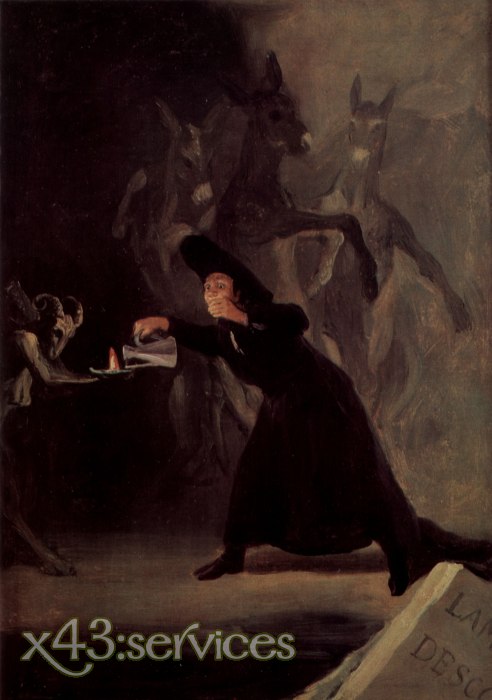 Francisco de Goya - Die Lampe des Teufels